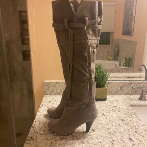 Bakers Taupe Knee-High Boots